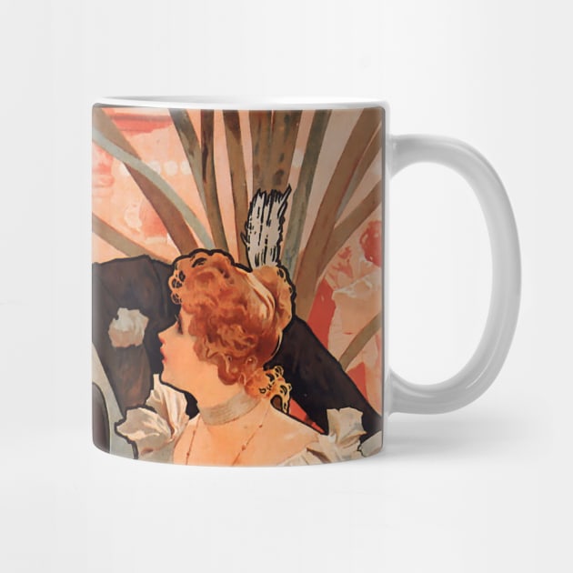 Biscuits and Champagne by A. Mucha by Artimaeus
